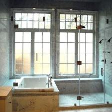 Large inline frameless shower enclosure dallas 03